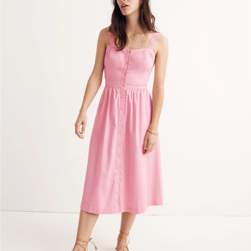 Madewell Fleur Bow-Back Dress - Picture 2 of 6